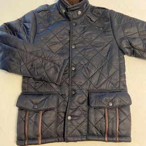 Barbour boys’ size s (6-7) Liddesdale quilted jacket